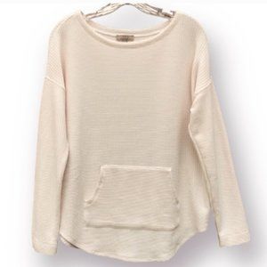 Lilla P Waffle Weave Long Sleeve Top